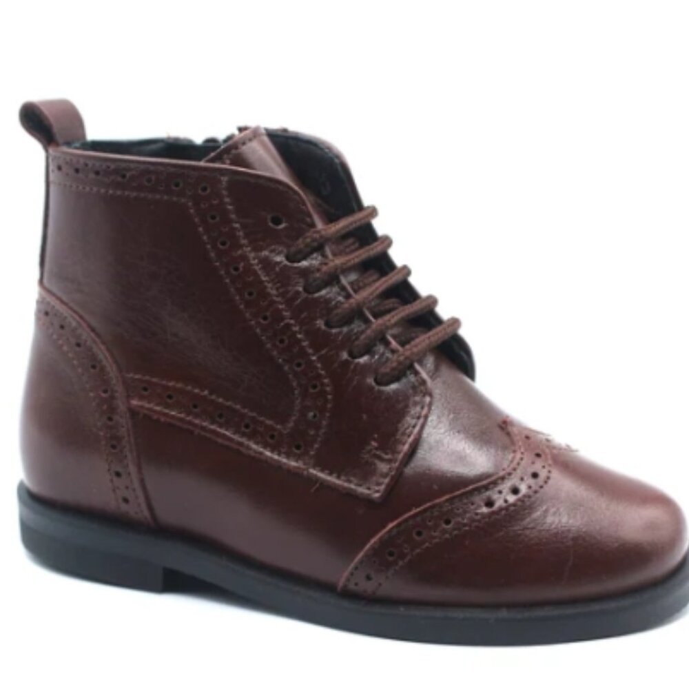 brown wingtip booties current style